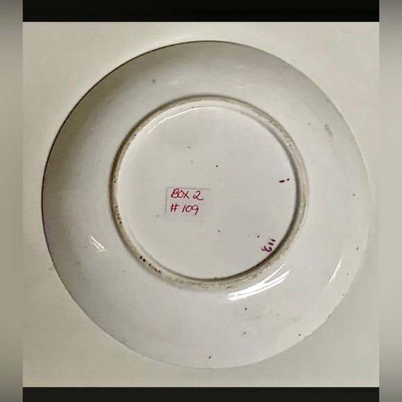 1800s Gaudy Welsh Hexagon Pattern 113 Pink Lustre Plate - Picture 6 of 10